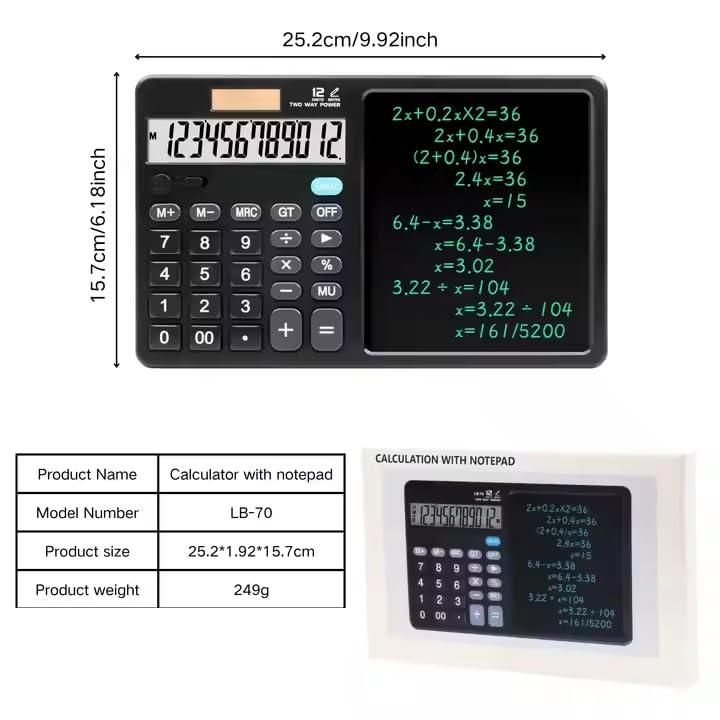 Calculator with Notepad | VirtuoraCart™