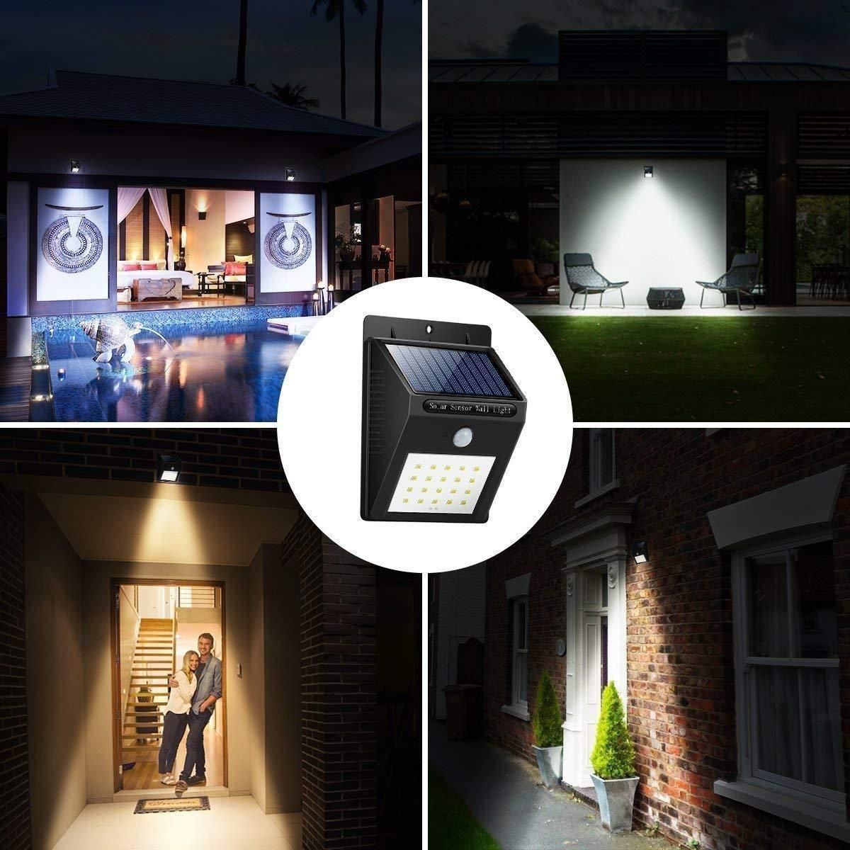 Security Light- 20 LED Bright | Outdoor Security Lights with Motion Sensor