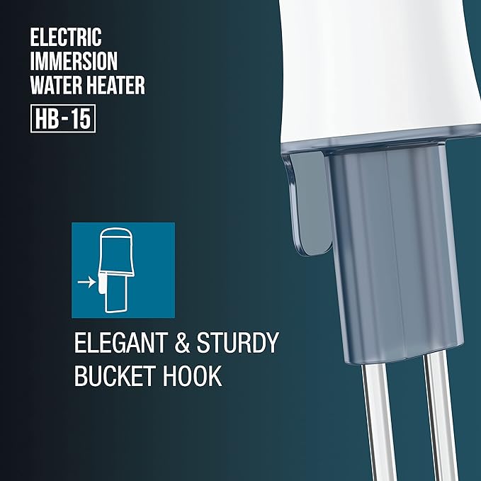 Havells Water Proof Immersion Water Heater HB 15 1500 Watt (White Blue)