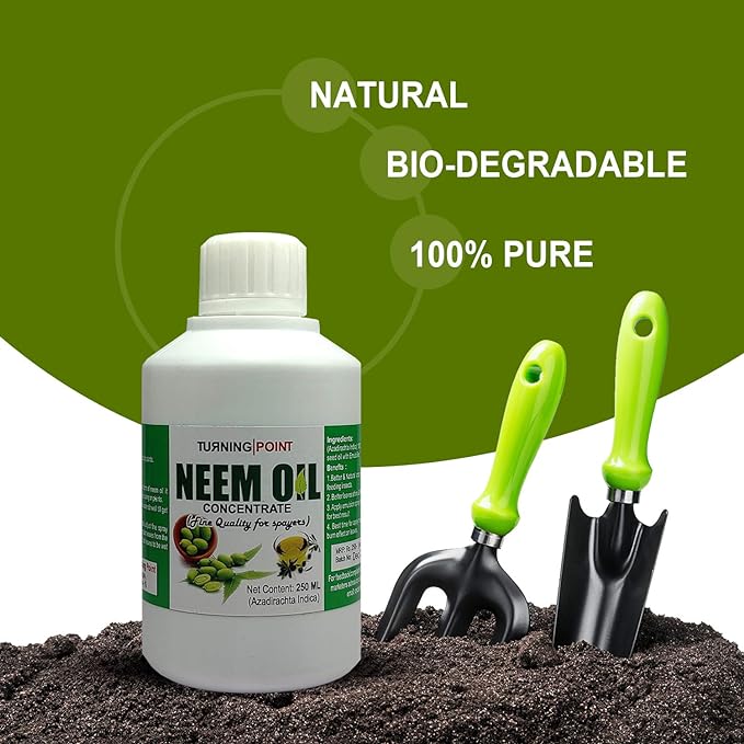 Chipku -Pure Cold Pressed, Water Soluble Insects neem Oil for Spray on Plants and Garden (250 ml)…