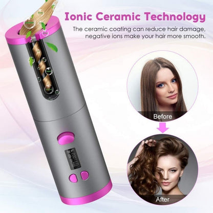 Wirless USB Auto Hair Curler