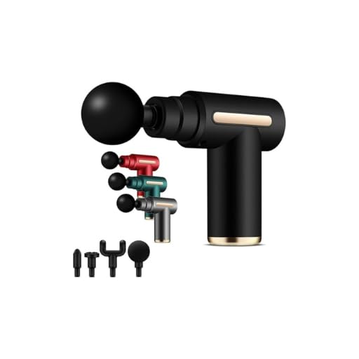 Massage Gun Vibrator With 6 Adjustable Speed for Pain Relief with 4 Heads | Ultra Quiet & Portable Massager