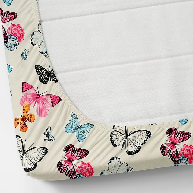 Premium Microfiber Elastic Fitted Double Bedsheet with 2 Pillow Covers - White