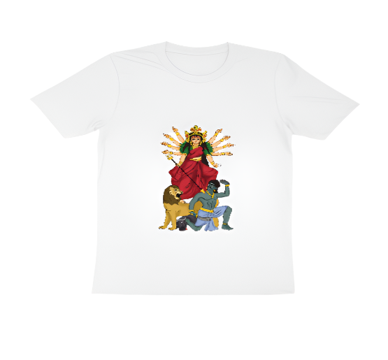 Men's Printed Round Neck T-Shirt | Mata Rani Printed T-Shirt