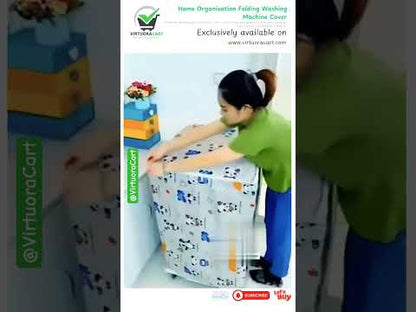 Home Organisation Folding Washing Machine Cover Pack of 2
