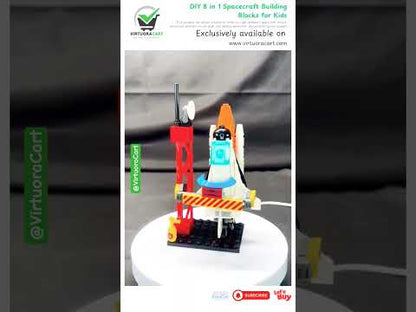 DIY 8 in 1 Spacecraft Building Blocks for Kids