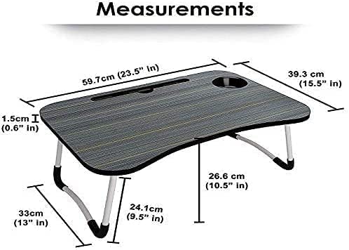 Mistri Office Table for Home/Writing Desk for Office/Folding Table for School/Folding Study Table/Work from Home Multipurpose Table (Black)