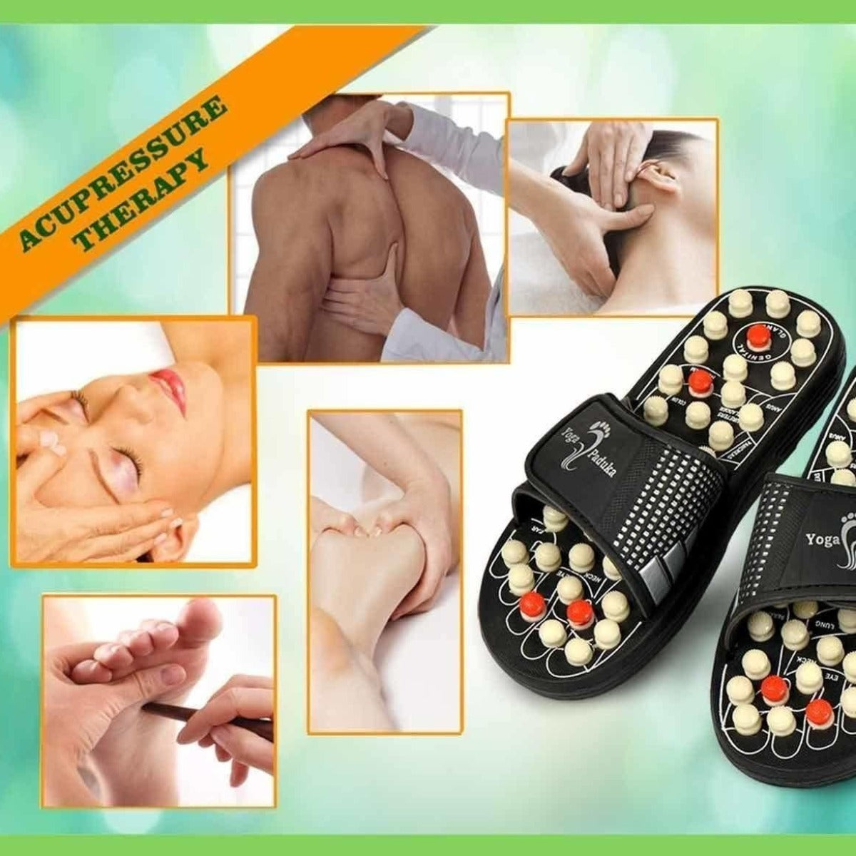 Acupressure and Magnetic Therapy Paduka | Slippers For Men and Women