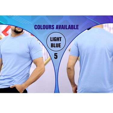 Fidato Pack of 10 Half Sleeves Round Neck T-shirts with Free Digital Watch