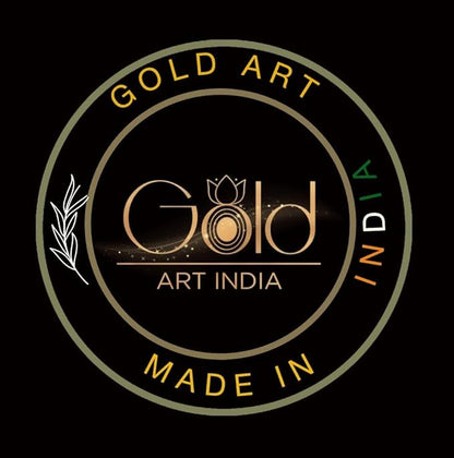 Gold Art India Peach Ivory Finish Ganesha Idol Car Dashboard Idol Home Decor Gifting Diwali Showpiece 3.5" Inches