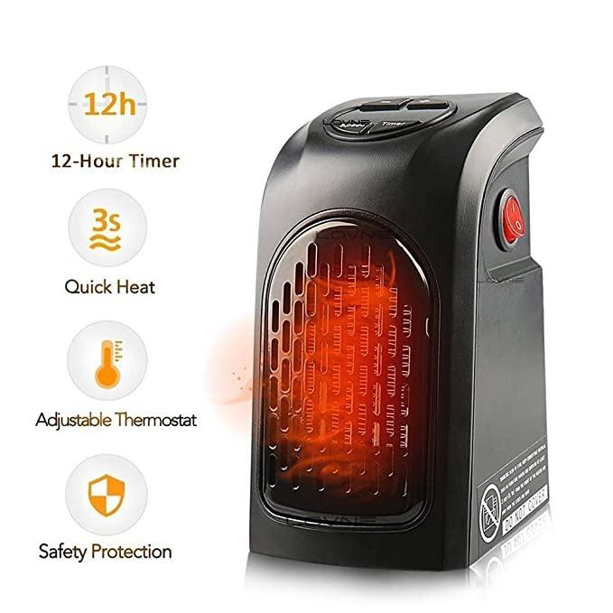 Room Heater | Handy Heater for Home, Office | Portable Wall Heater | Warmer, Mini Blower Heater for Winter
