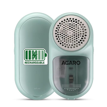 AGARO LR2007 Lint Remover, Rechargeable, for Woolen Sweaters, Blankets, Jackets, Burr Remover, Pill Remover From Carpets, Curtains