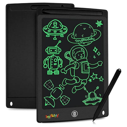 Toysbuddy Re-Writable LCD Writing Tablet Pad with Screen 21.5cm (8.5Inch) for Drawing, Playing, Handwriting Best Birthday Gifts for Adults & Kids Girls Boys, Multicolor