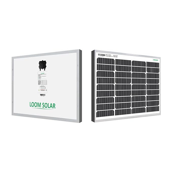 LOOM SOLAR Panel 55 WATT/12 V Mono PERC