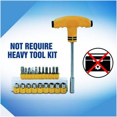 21 Pcs Screwdriver Socket Tool Kit