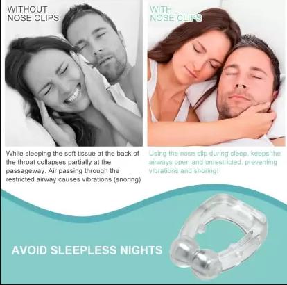 Anti Snoring Nose Clip Device for Men & Women Nasal Strips | Nose Clip