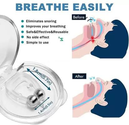 Anti Snoring Nose Clip Device for Men & Women Nasal Strips | Nose Clip