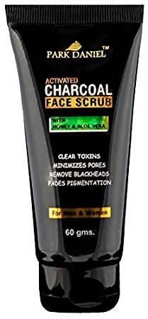 Park Daniel Activated Charcoal Face Scrub For Men & Women (Pack of 1)