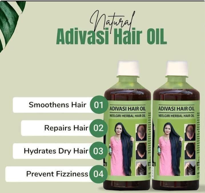 Adivasi Neelgiri Herbal Hair Oil 125 ML (Pack of 2)