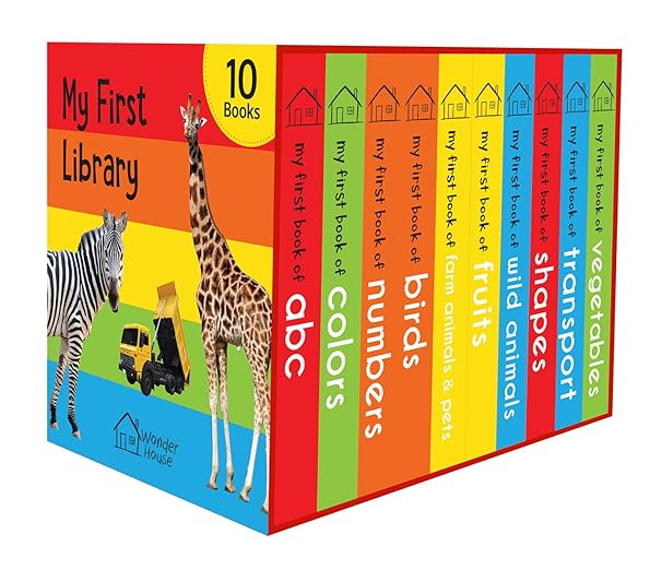 My First Library: Boxset of 10 Board Books for Kids     Board book – Box set, 1 January 2018