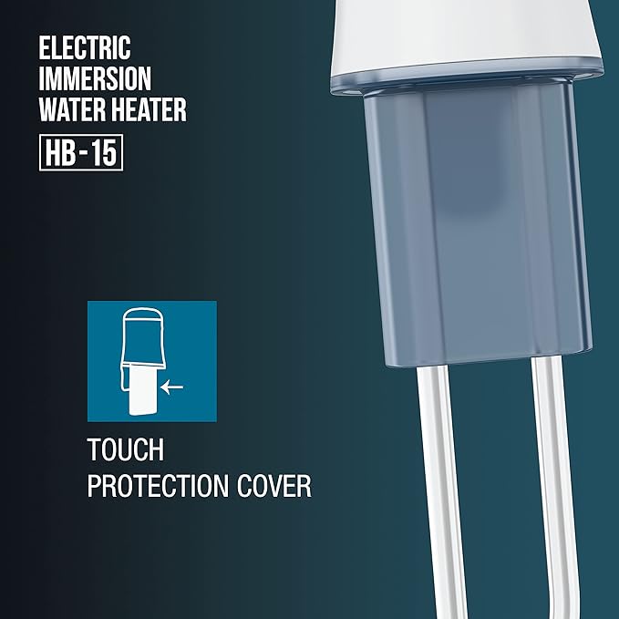 Havells Water Proof Immersion Water Heater HB 15 1500 Watt (White Blue)