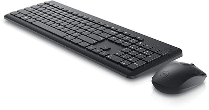 Dell USB Wireless Keyboard and Mouse Set- KM3322W, Anti-Fade & Spill-Resistant Keys, up to 36 Month Battery Life, 3Y Advance Exchange Warranty, Black