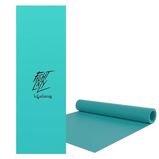 Lifelong LLYM93 Yoga mat for Women & Men EVA Material 4mm Sea Green Anti Slip for Gym Workout