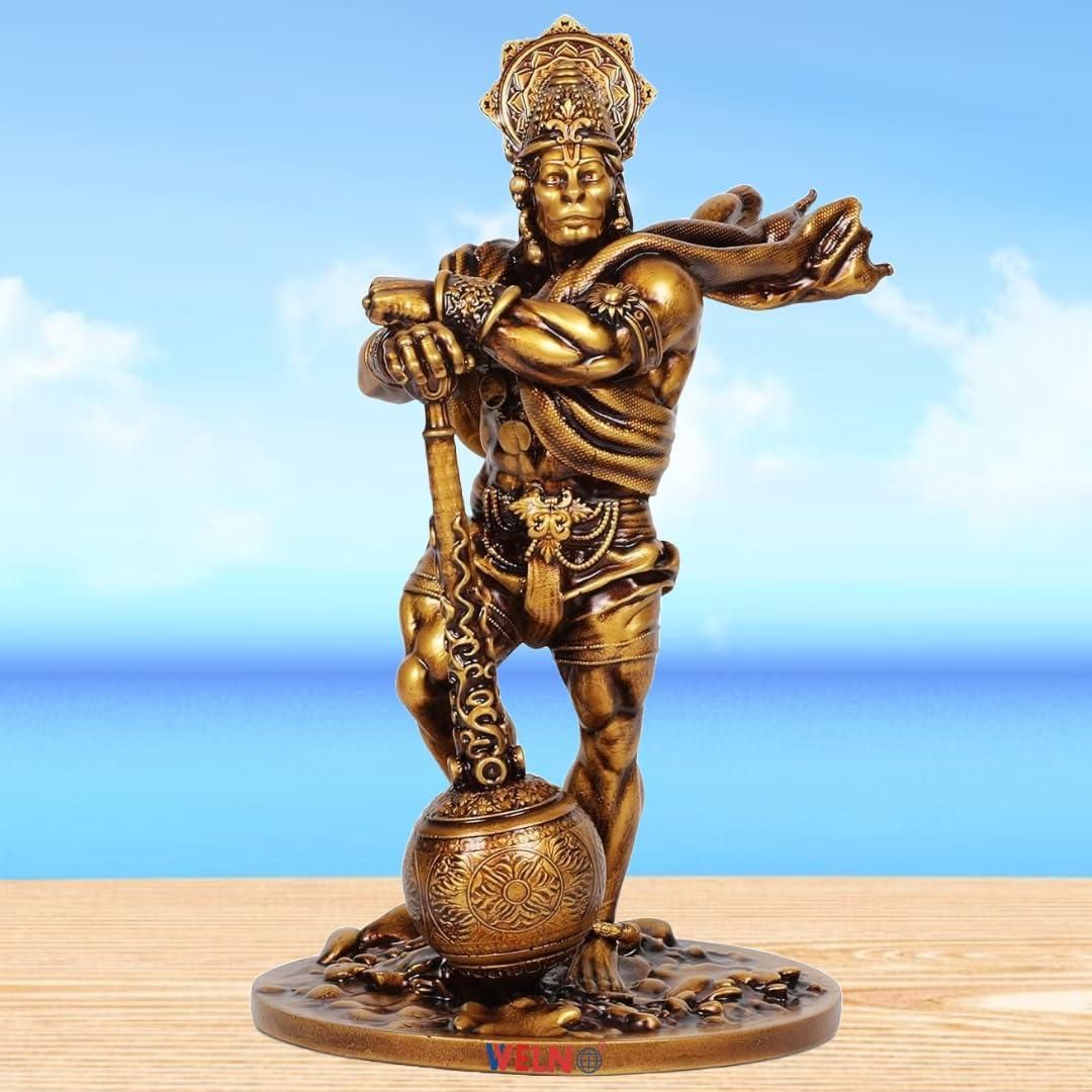 Premium Car Dashboard | Hanuman Murti Statue for Desk & Gift | Home Decor Item