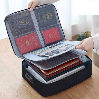 Waterproof Portable Document Storage Bag | Travel Organizer