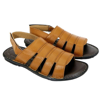 AM PM Men's Daily wear Leather Sandals