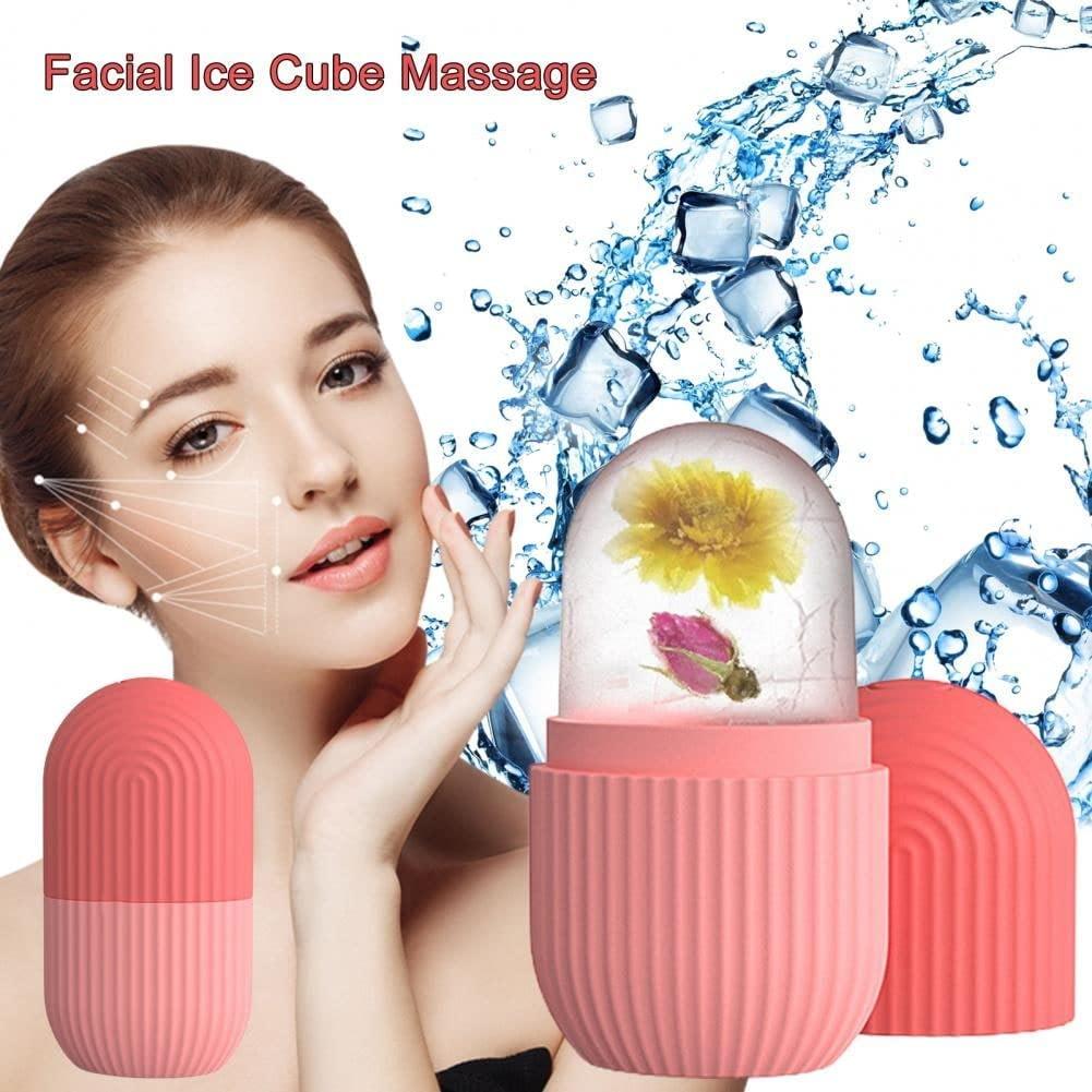Ice Roller For Face Neck and Body For Puffy Eyes and Glowing and Clear Skin