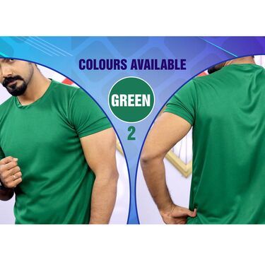 Fidato Pack of 10 Half Sleeves Round Neck T-shirts with Free Digital Watch
