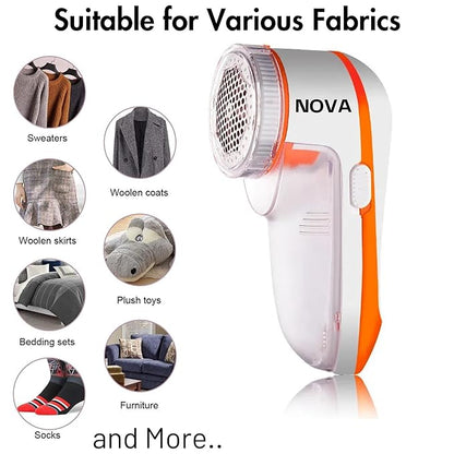 Nova Lint Remover for Clothes - Fabric Shaver Tint and Dust Remover | 1 Year Warranty |