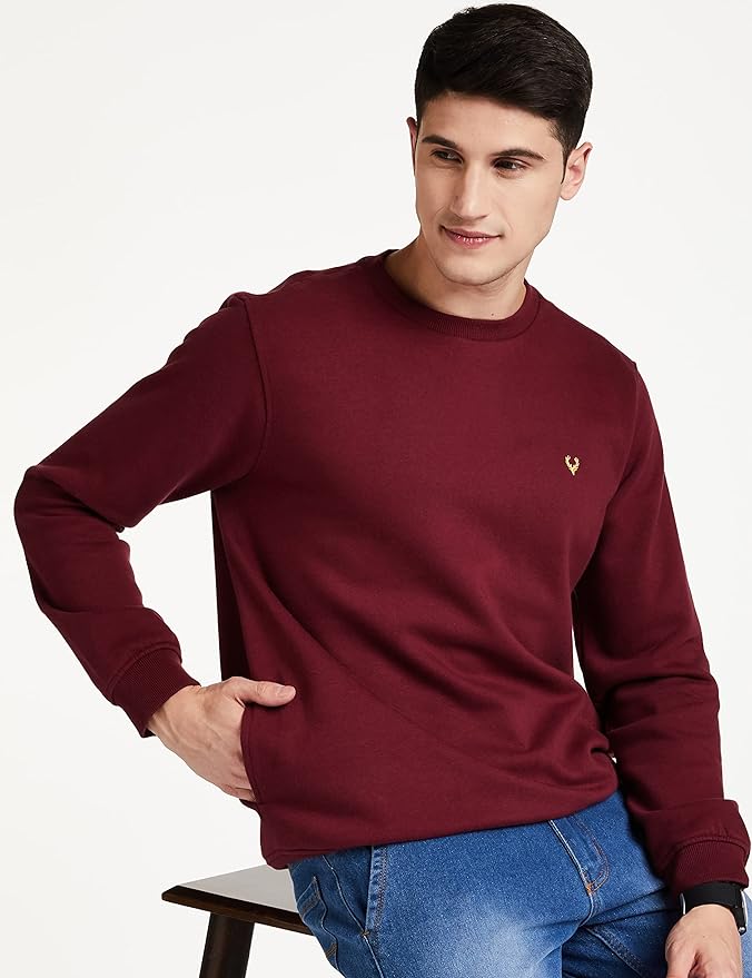 Allen Solly Men's Cotton Crew Neck Sweatshirt