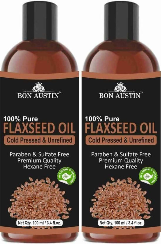 Bon Austin Flaxseed Hair Oil (Pack of 2)