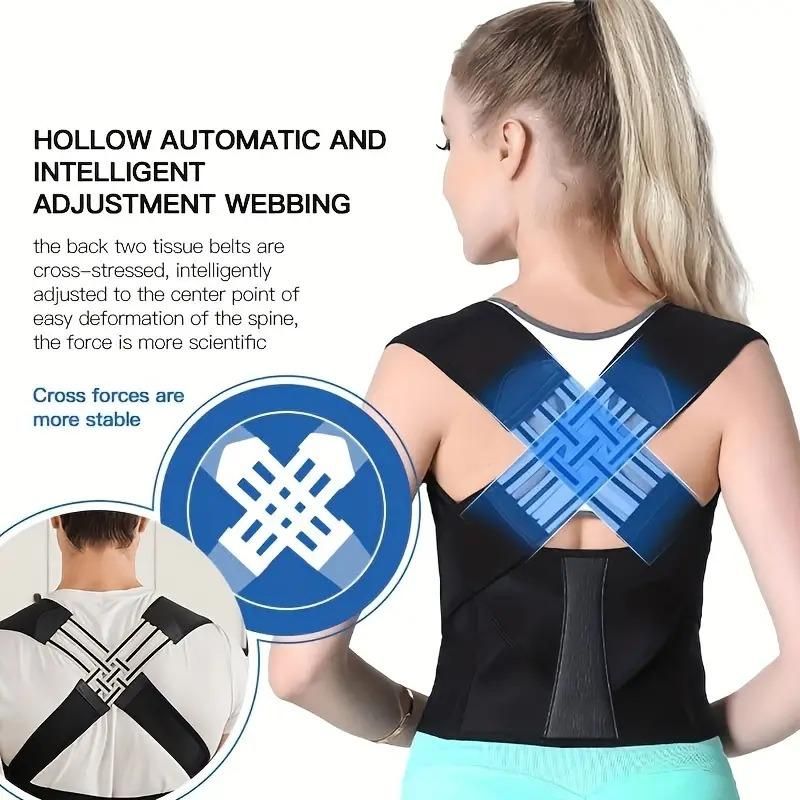 Adjustable Back Posture Corrector | Slouching Relieve Pain Belt for Women & Men