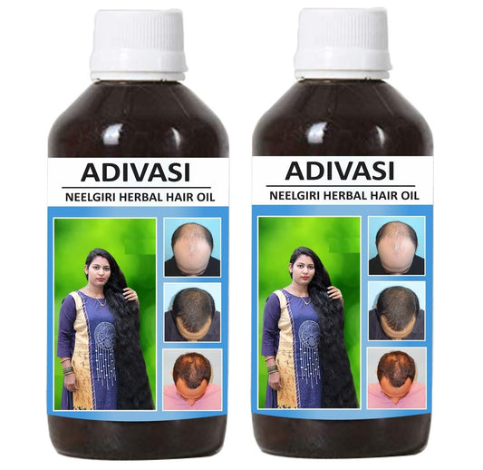 Adivasi Neelgiri Herbal Hair Oil 60ML (Pack of 2)