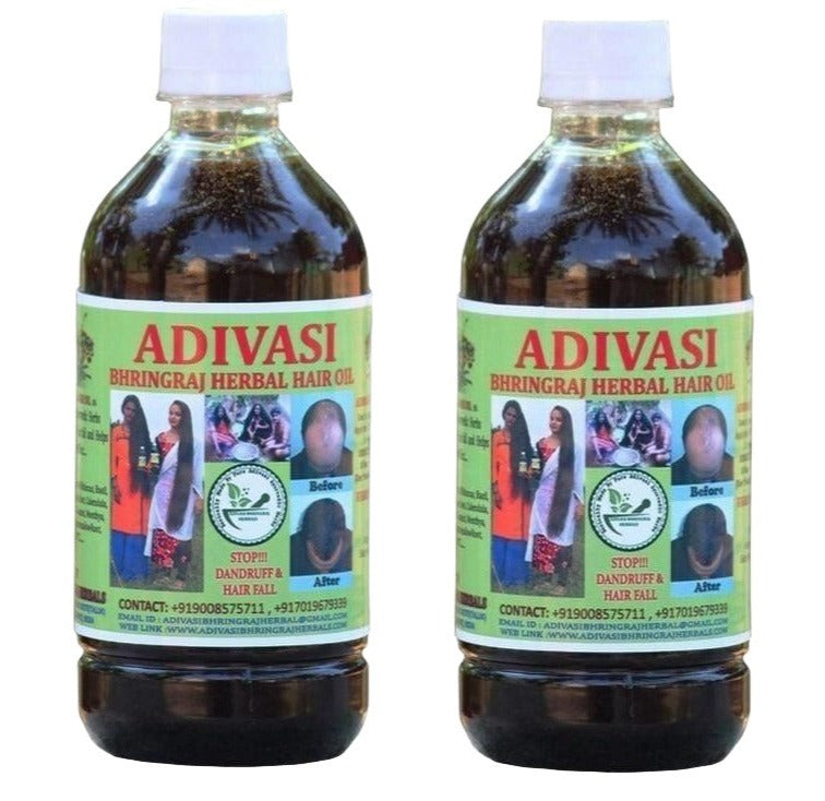 Adivasi Bhringraj Herbal Hair Oil (500 ml)