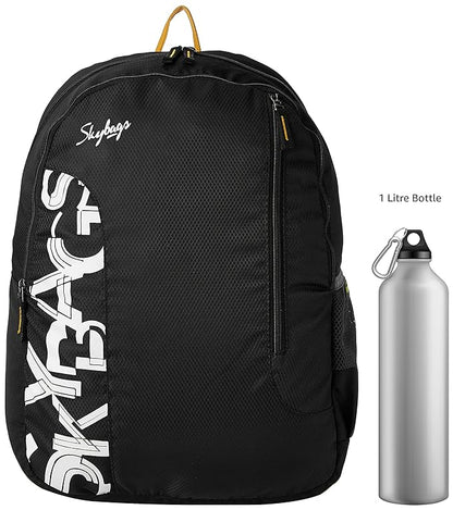 Skybags One Size Brat Black 46 Cms Casual Standard Backpack